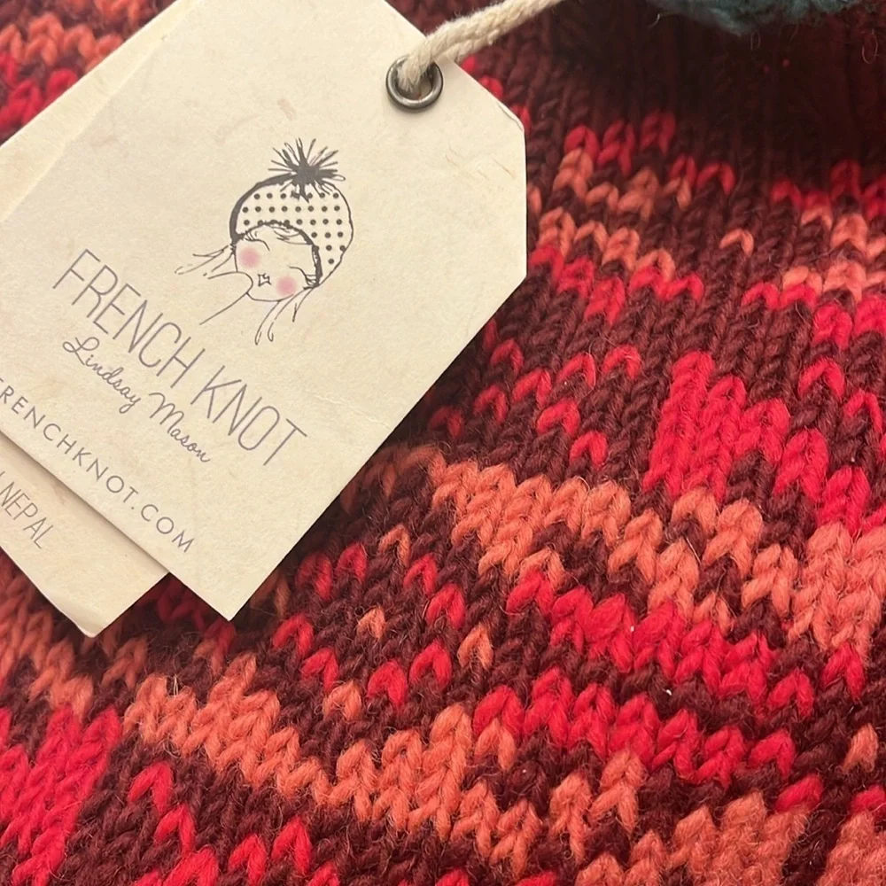 Free people X French knot dog sweater new with tags size medium Knit Dog Sweater